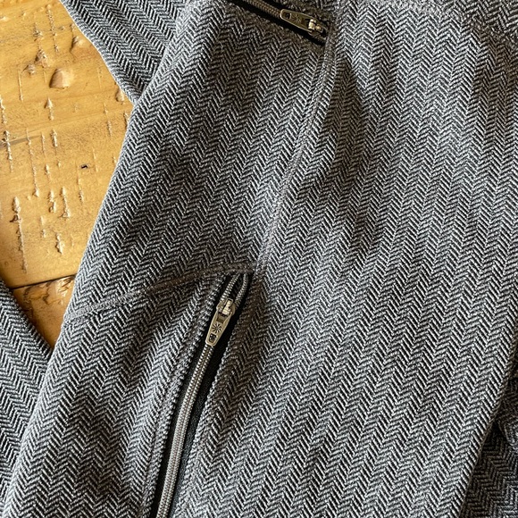 Athleta Sly Drifter Gray Herringbone Leggings S - Picture 7 of 8